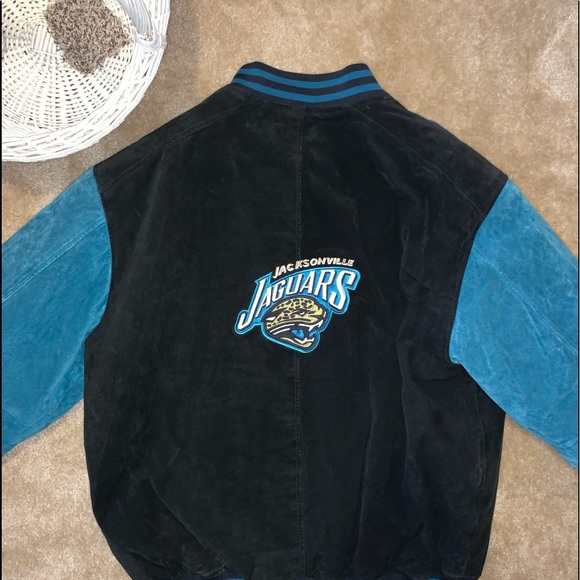 Vintage Jacksonville Jaguars Suede Jacket - Picture 2 of 5